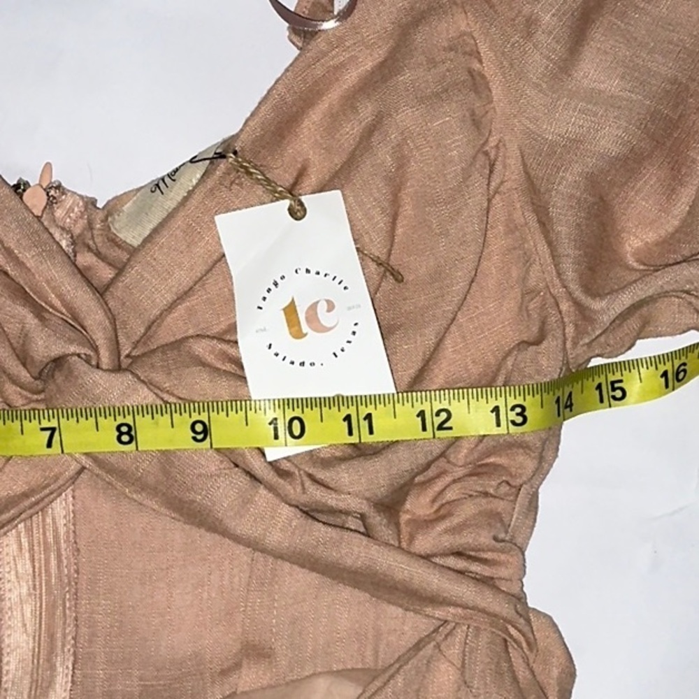 NWT, Puffed Sleeve Mini Dress, Size M - Picture 10 of 15